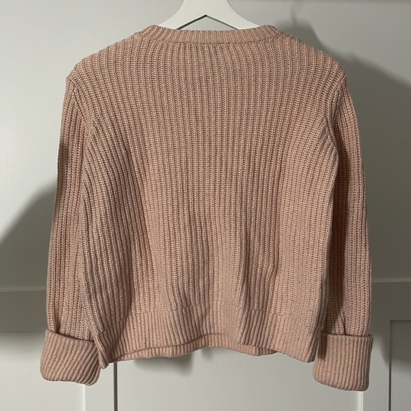 BCBGMaxazria Caleigh cable knit pink sweater XXS - Picture 3 of 3